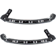 Front, Driver and Passenger Side Bumper Bracket, Under Headlights
