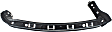 Front, Driver and Passenger Side Bumper Bracket, Under Headlights