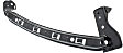 Front, Driver and Passenger Side Bumper Bracket, Under Headlights