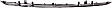 Upper and Lower Grille Trim, Chrome, Center lower molding, Canada, Mexico or USA Built Vehicle