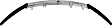 Grille Trim, Upper and Lower, Chrome