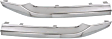 Driver and Passenger Side, Upper Grille Trim, Chrome, Center upper molding, Fits on Main (Upper) Grille