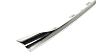 Driver and Passenger Side Grille Trim, Chrome, Center upper molding