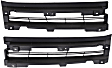 Driver and Passenger Side Grille Assemblies, Gray, Grille Insert