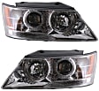 2010 Hyundai Sonata - Driver and Passenger Side Halogen Headlight, With bulb(s), OE Replacement, CAPA Certified