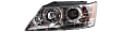 2010 Hyundai Sonata - Driver and Passenger Side Halogen Headlight, With bulb(s), OE Replacement, CAPA Certified
