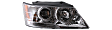 2010 Hyundai Sonata - Driver and Passenger Side Halogen Headlight, With bulb(s), OE Replacement, CAPA Certified