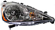 2011 Honda Fit - Driver and Passenger Side Halogen Headlight, With bulb(s), OE Replacement