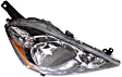 2011 Honda Fit - Driver and Passenger Side Halogen Headlight, With bulb(s), OE Replacement