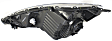 2011 Honda Fit - Driver and Passenger Side Halogen Headlight, With bulb(s), OE Replacement
