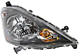 Driver and Passenger Side Headlights, with Bulbs, Halogen, without Sport Package, CAPA Certified