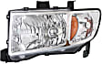 Driver and Passenger Side Halogen Headlight, Without bulb(s), OE Replacement, CAPA Certified