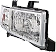Driver and Passenger Side Halogen Headlight, Without bulb(s), OE Replacement, CAPA Certified