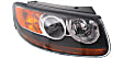 2007 Hyundai Santa Fe - Driver and Passenger Side Halogen Headlight, With bulb(s), OE Replacement