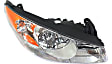 2010 Hyundai Elantra - Driver and Passenger Side Halogen Headlight, With bulb(s), OE Replacement, Sedan
