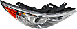 2011-2014 Hyundai Sonata - Driver and Passenger Side Headlights, with Bulbs, Halogen, Sedan, Type 2