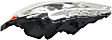 Driver and Passenger Side Headlights, with Bulbs, Halogen, Sedan, Type 2, CAPA Certified