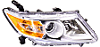 Driver and Passenger Side Headlights, with Bulbs, Halogen, OE Comparable, CAPA Certified