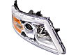 Driver and Passenger Side Headlights, with Bulbs, Halogen, OE Comparable, CAPA Certified