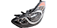 2013 Hyundai Elantra - Driver and Passenger Side Halogen Headlight, With bulb(s), USA Built Vehicle, OE Replacement