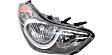 2013 Hyundai Elantra - Driver and Passenger Side Halogen Headlight, With bulb(s), USA Built Vehicle, OE Replacement