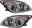 2012 Hyundai Elantra - Driver and Passenger Side Halogen Headlight, With bulb(s), OE Replacement