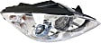 2012 Hyundai Elantra - Driver and Passenger Side Halogen Headlight, With bulb(s), OE Replacement