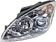 Driver and Passenger Side Headlights, with Bulbs, Halogen, without chrome ring, CAPA Certified