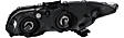 2012 Honda Civic - Driver and Passenger Side Halogen Headlight, With bulb(s), OE Replacement