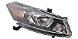 Driver and Passenger Side Headlights, with Bulbs, Halogen, Coupe (2008-2012 Style), with clear turn signal light