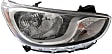 Driver and Passenger Side Headlights, with Bulbs, Halogen, For Models with Standard Headlights, CAPA Certified