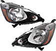 Driver and Passenger Side Halogen Headlight, With bulb(s), OE Replacement, CAPA Certified