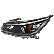 2013 Honda Accord - Driver and Passenger Side Halogen Headlight, With bulb(s), Sedan, OE Replacement