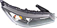 2013 Honda Accord - Driver and Passenger Side Halogen Headlight, With bulb(s), OE Replacement, Sedan, CAPA Certified
