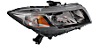 Driver and Passenger Side Halogen Headlights, with Bulbs, Coupe/Sedan