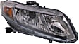 Driver and Passenger Side Halogen Headlights, with Bulbs, Coupe/Sedan, CAPA Certified