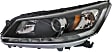 2014 Honda Accord - Driver and Passenger Side Halogen Headlight, With bulb(s), 4-Door, OE Replacement, Sedan