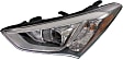 Driver and Passenger Side Halogen Headlight, With bulb(s), OE Replacement