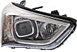 Driver and Passenger Side Halogen Headlight, With bulb(s), OE Replacement