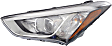 Driver and Passenger Side Halogen Headlight, With bulb(s), OE Replacement, CAPA Certified