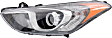 Driver and Passenger Side Halogen Headlight, With bulb(s), OE Replacement, CAPA Certified