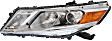 Driver and Passenger Side Halogen Headlight, With bulb(s), OE Replacement
