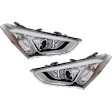 Driver and Passenger Side Headlights, with Bulbs, HID/Xenon, with HID Bulbs and ballast