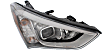 Driver and Passenger Side Headlights, with Bulbs, HID/Xenon, with HID Bulbs and ballast