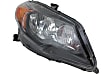 2015 Honda Civic - Driver and Passenger Side Halogen Headlight, With bulb(s), OE Replacement, Coupe