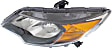 Driver and Passenger Side Headlights, with Bulbs, Halogen, Coupe, CAPA Certified
