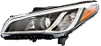 2015-2017 Hyundai Sonata - Driver and Passenger Side Headlights, with Bulbs, Halogen, Sedan, For Models without Tech and Ultimate Package, without Daytime Running Light, CAPA Certified