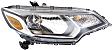 2016 Honda Fit - Driver and Passenger Side Halogen Headlight, With bulb(s), Mexico Built Vehicle, OE Replacement