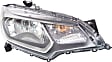 2016 Honda Fit - Driver and Passenger Side Halogen Headlight, With bulb(s), Mexico Built Vehicle, OE Replacement