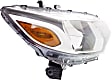 2016 Honda Fit - Driver and Passenger Side Halogen Headlight, With bulb(s), Mexico Built Vehicle, OE Replacement